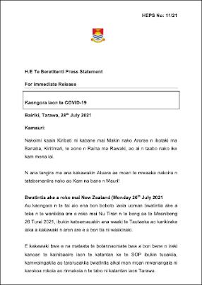 HEPS No. 11 Kiribati